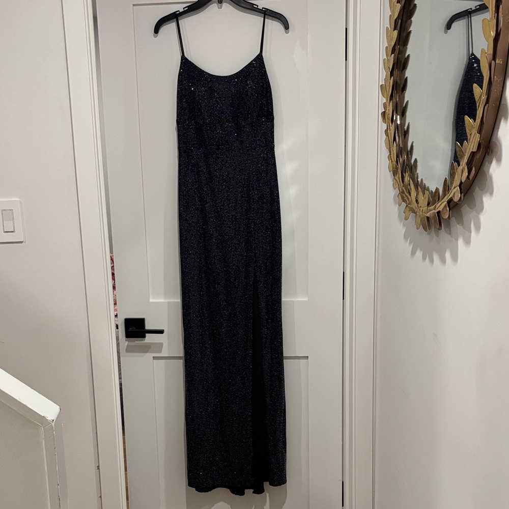 Aqua Sequins gown - Picture 4 of 5